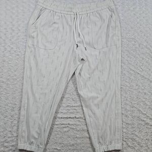 Athleta Farallon Printed Jogger Womens Size 22 NWOT Spliced Magic Veil Grey